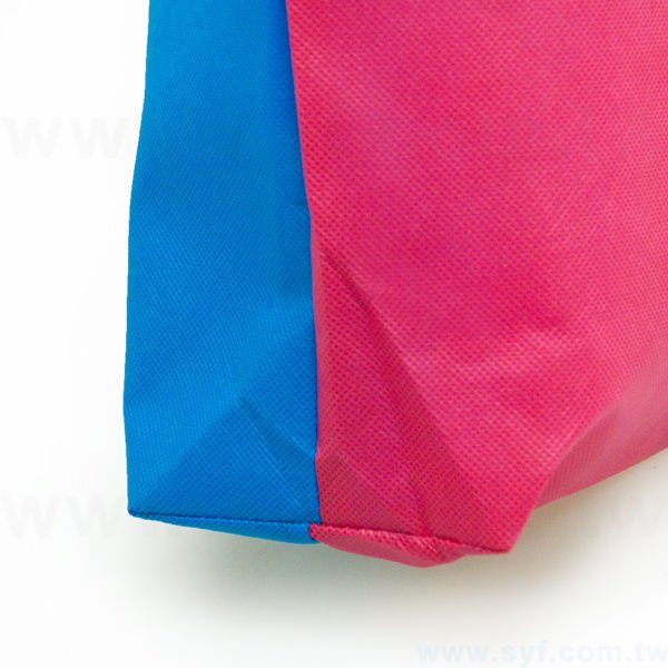 不織布T型手提袋-厚度80G-尺寸W36xH36xD10cm-雙面雙色可客製化印刷_4